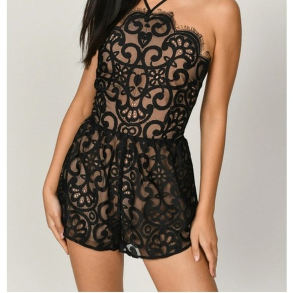 Tobi Pants - SOLD 🎉🌟HOST PICK🎉🌟Tobi Chic Black lace romper